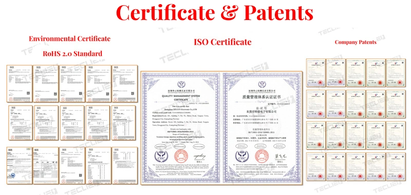 TLS3423 M3 Welding Tab Terminal Pure Copper Tinned Soldering Terminal Wire Connector Four Pins PCB Wire Connector Screw Terminal